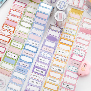Notes from Salt Island Die Cutting Synthetic Paper Tape