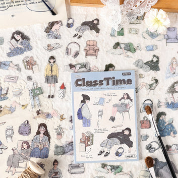 Forest Girl Series Pre-Cut Sticker Book