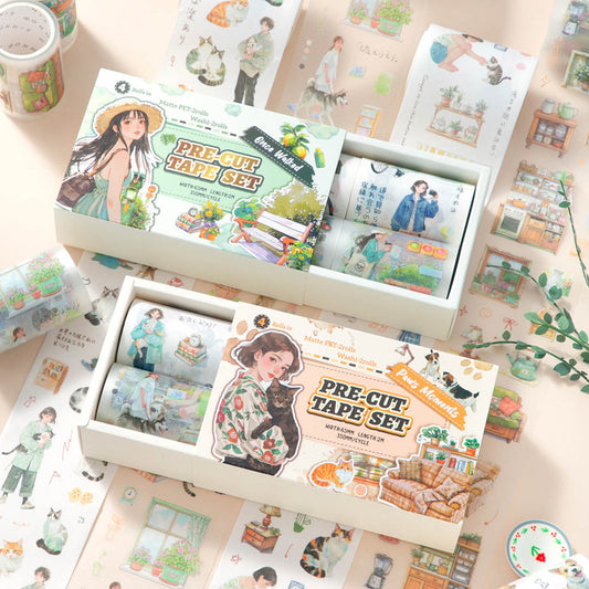 Surprise Time Series Die cutting Pet tape Set
