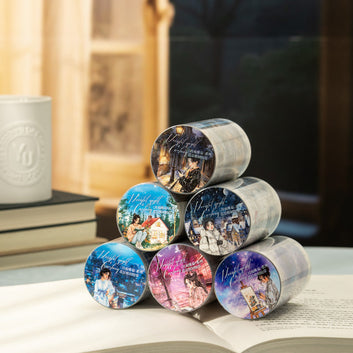 Moonlit Night Curtain Series Die cutting pet tape