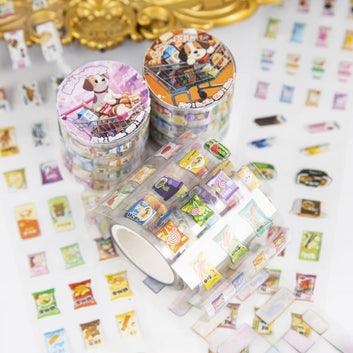 Supermarket Snack Series Die cut Pet Tape