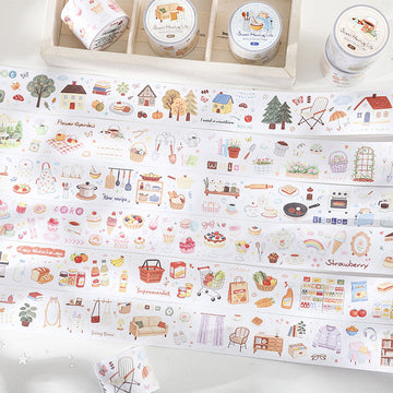 Sweetly Healing Life Series Die Cutting Writing Paper Tape
