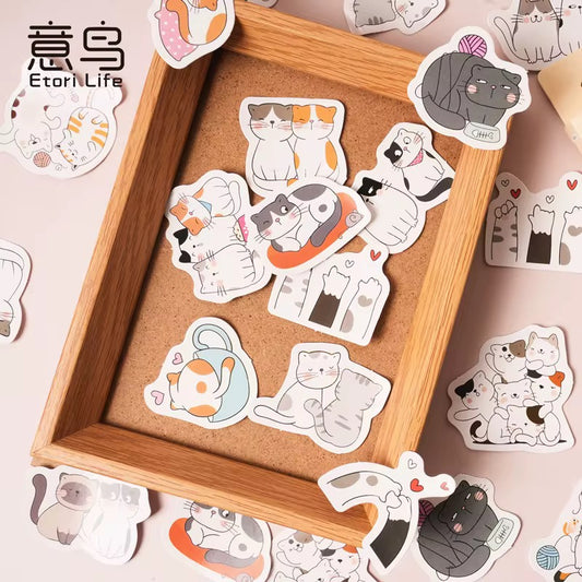 Cute Little Mini Cat Sticker Box