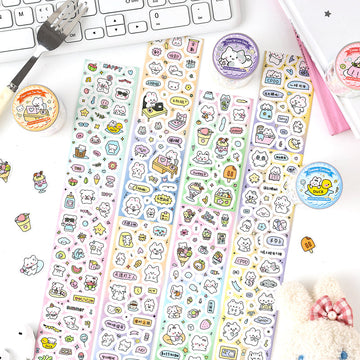 Cute Sweet Selling Series Die Cutting Flash Film Tape
