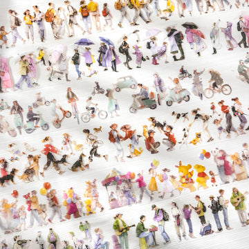 People Coming and Going series PET Tape
