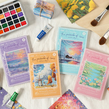 Brushstrokes Bloom series material paper