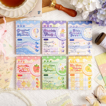 Floral Pattern Series Material Paper