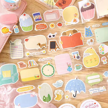 Warm Little Happiness Series Die Cutting Paper Tape