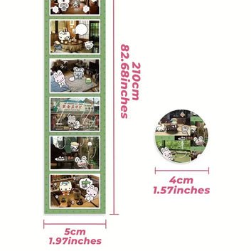 Cute Animal cut out Sticker Tapes