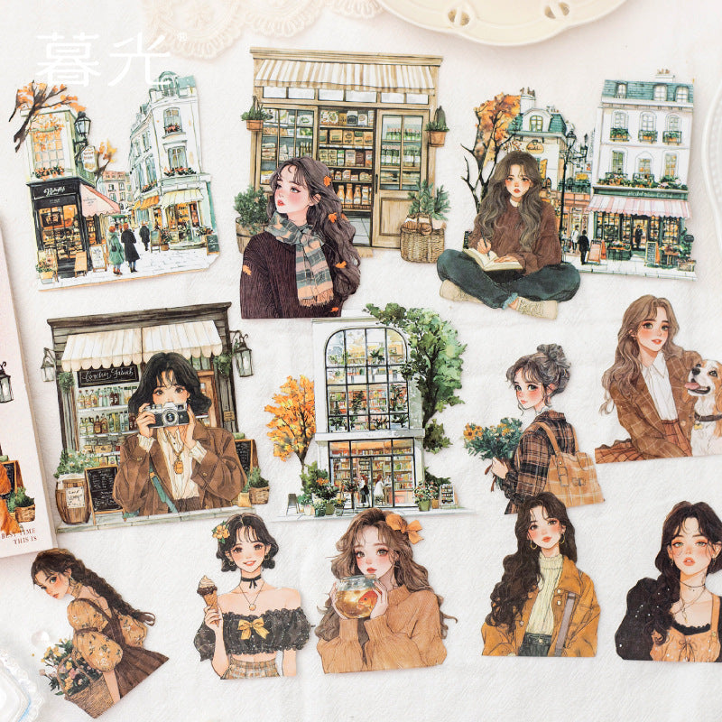 Splendid Sticker Splendid Day Series Girl Sticker
