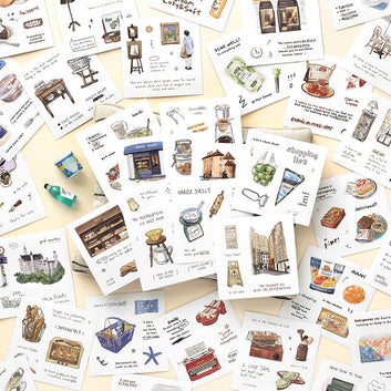 Soft Time Series Sticker Book
