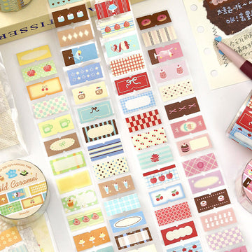 Afternoon Tea Melody Series Die Cutting Writing Paper Tape