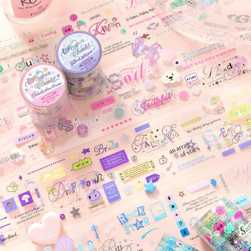 Whispering Among the Clouds Series Die Cutting PET Tape