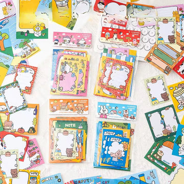 Cartoon Animal Series Non Sticky Message Paper
