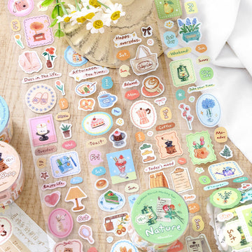 Healing Checklist Series Die Cutting Self-adhesive Tape
