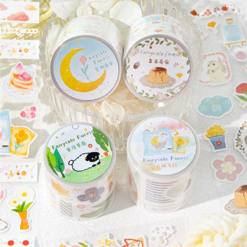 Forest Fairy Tales Series Die Cutting Self-adhesive Tape