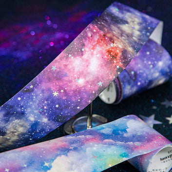 Starry Dream Series Laser Silver Washi Tape