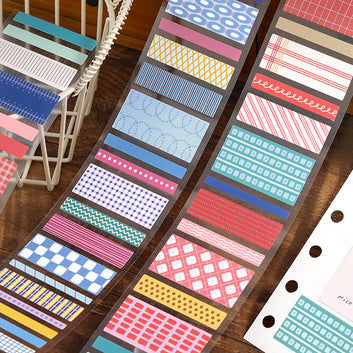 Color Sonata Series Die Cutting Writing Paper Tape