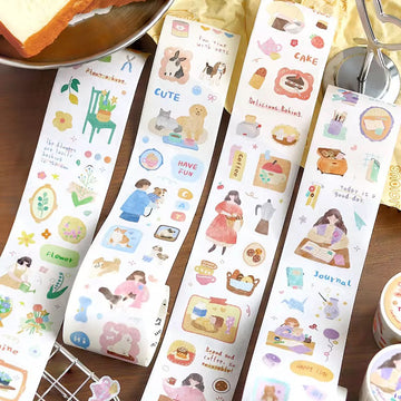 Our Daily Life Series Girl Character Tape