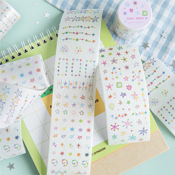 Colorful Mood Series Die Cutting Washi Tape