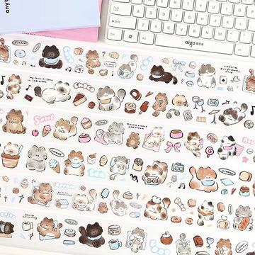 Good meow log series WashiTape Set