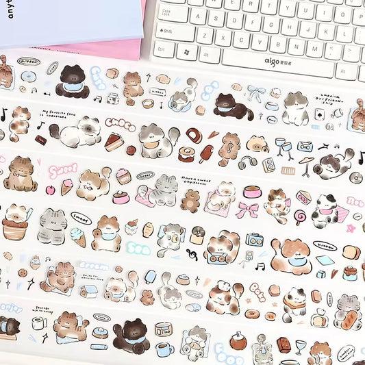 Good meow log series WashiTape Set