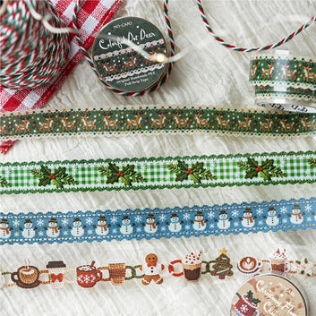 Christmas Plaid Series PET Tape