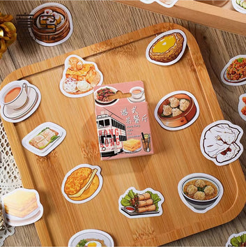 Tea Restaurant Sticker Box