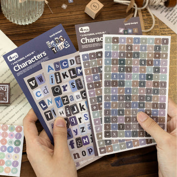 Character Series Sticker Sheets