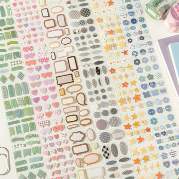 Glimmering Moments Series Die Cutting Self-adhesive Tape