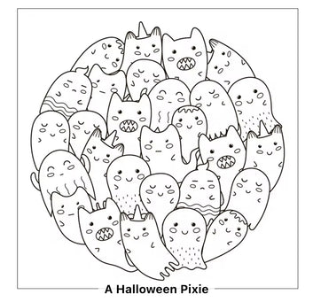 Halloween Themed Scrapbooking Silicone Stamp