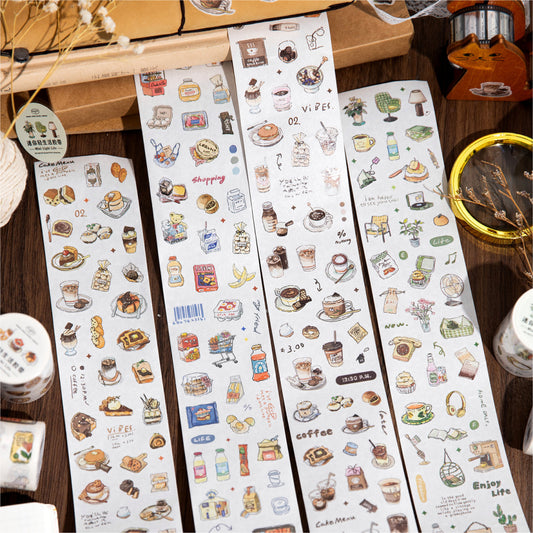 Daily Life Element Series Pre-Cut Washi Tape