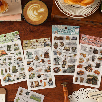 The Wild Seal Collection series sticker Sheets