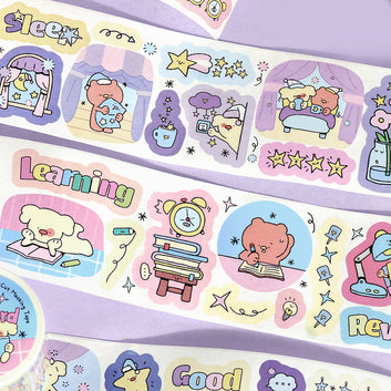 Dun Dun Street Daily Series Die Cutting Washi Tape