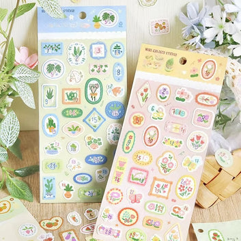Plant Daily Note Series Sticker Sheet