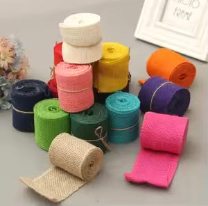 Natural Jute Burlap Ribbon