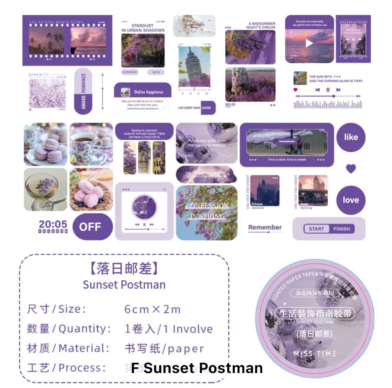 Life Decoration Guide Series Tape - Journal Carnival