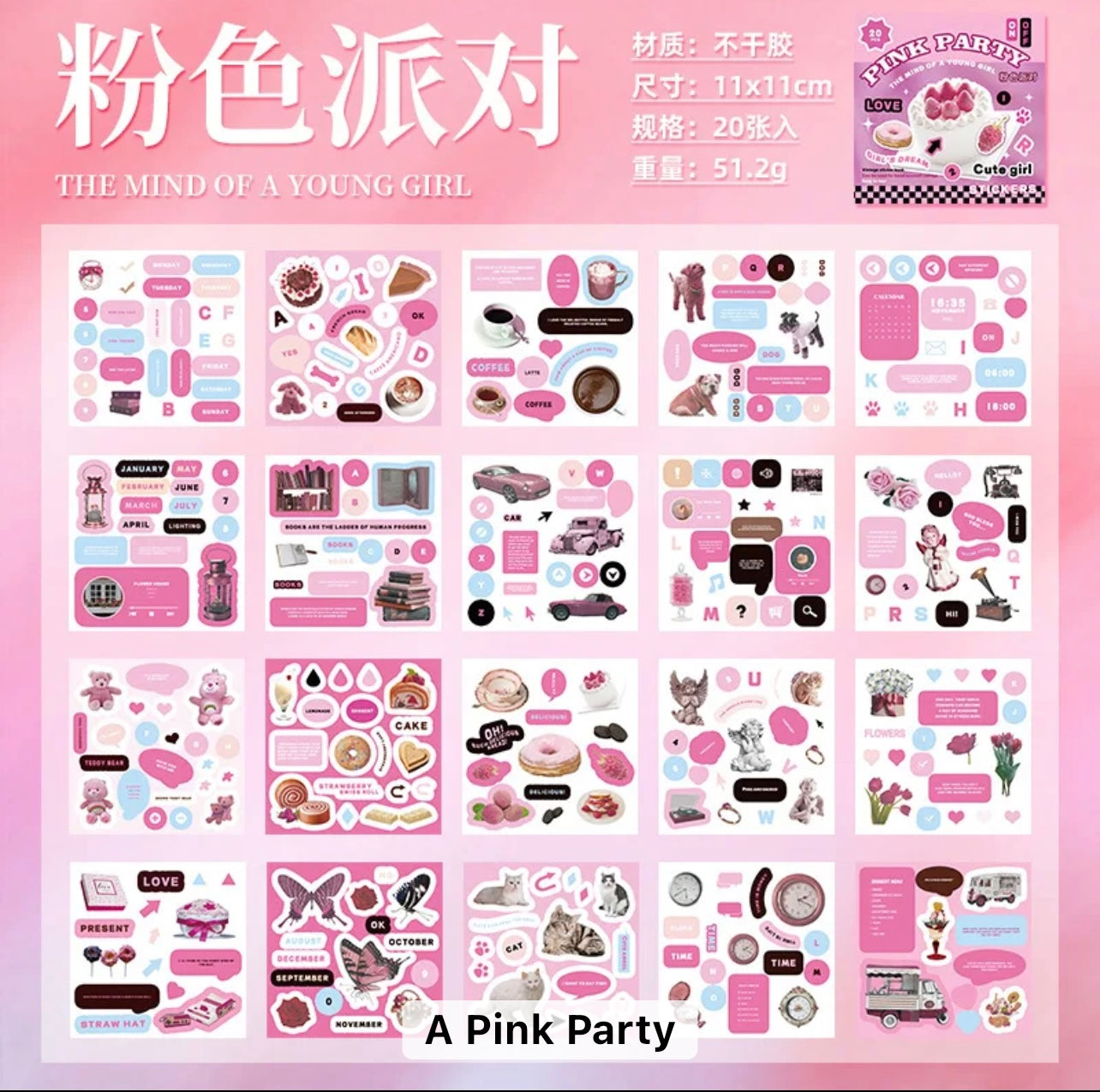 Retro Sticker Book - Journal Carnival