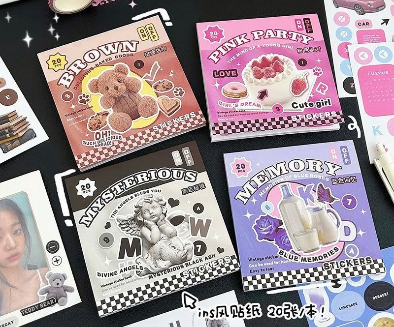 Retro Sticker Book - Journal Carnival