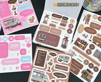 Retro Sticker Book