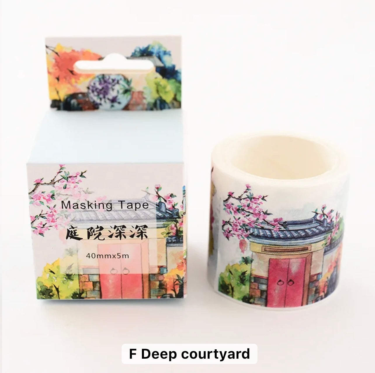 Creativity Vintage Landscape Washi Tape - Journal Carnival