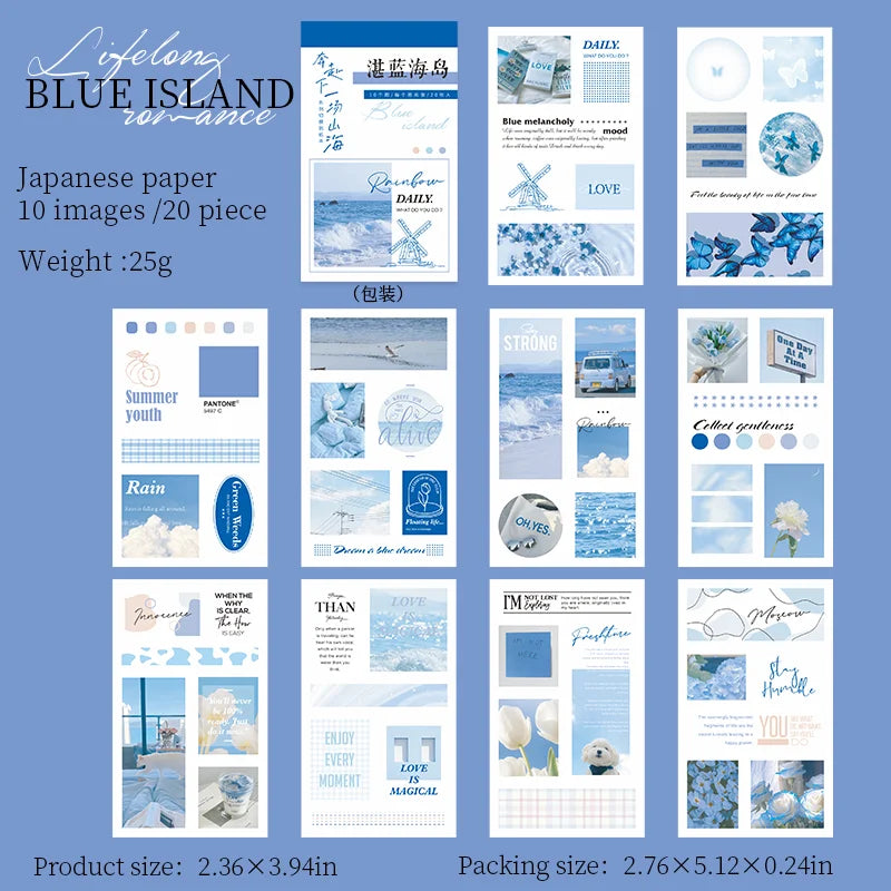 landscaping Washi Sticker Book - Journal Carnival