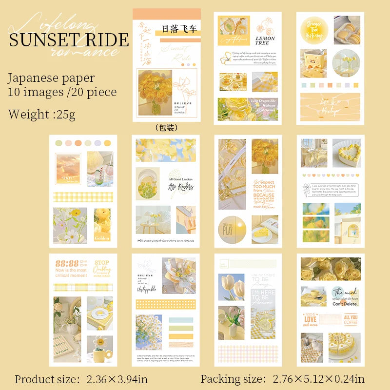 landscaping Washi Sticker Book - Journal Carnival