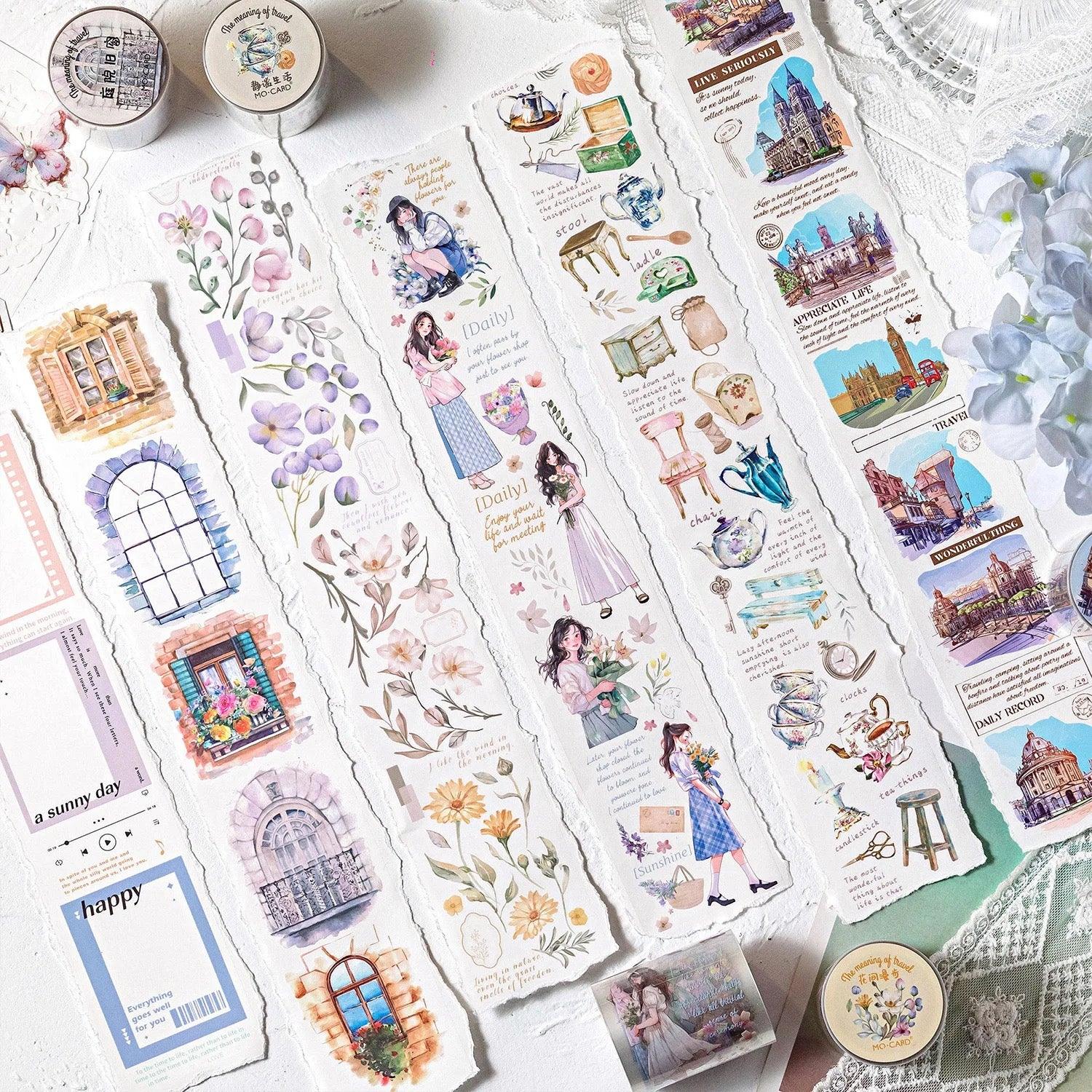 The Meaning of Travel Series Washi Tapes - Journal Carnival