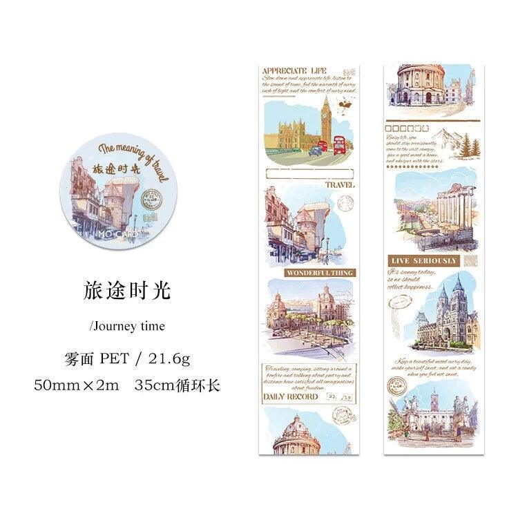 The Meaning of Travel Series Washi Tapes - Journal Carnival