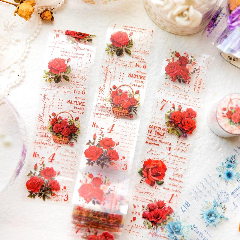 The Lyric of Roses series Pet Tape - Journal Carnival