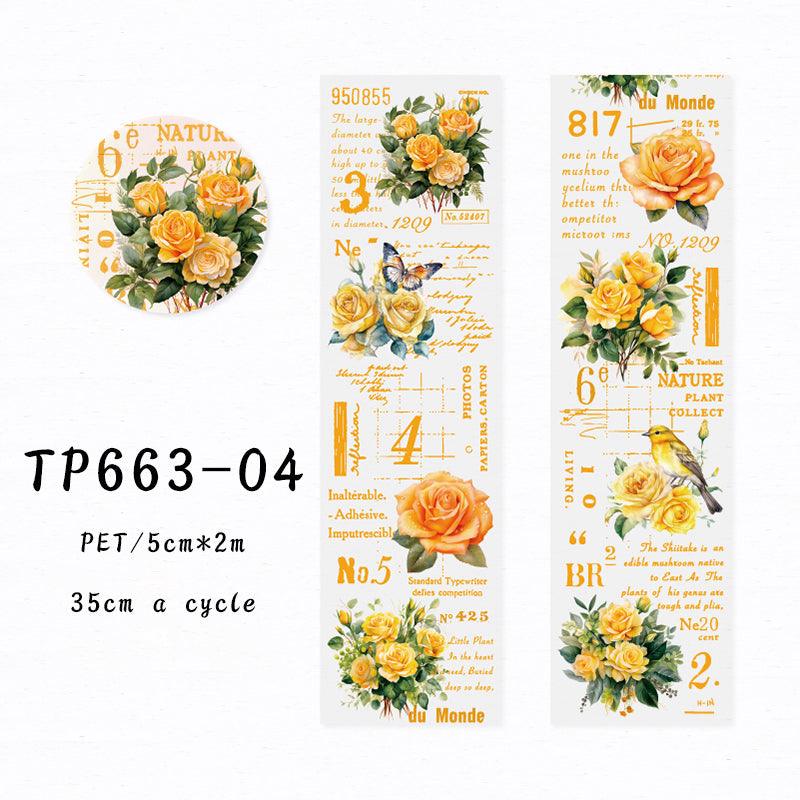 The Lyric of Roses series Pet Tape - Journal Carnival