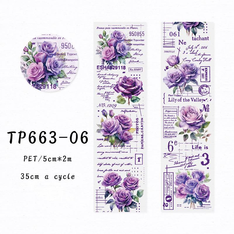 The Lyric of Roses series Pet Tape - Journal Carnival
