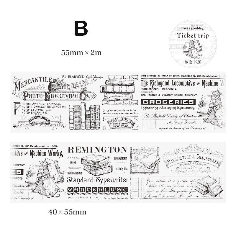 Ticket Trip Pet Tape - Journal Carnival