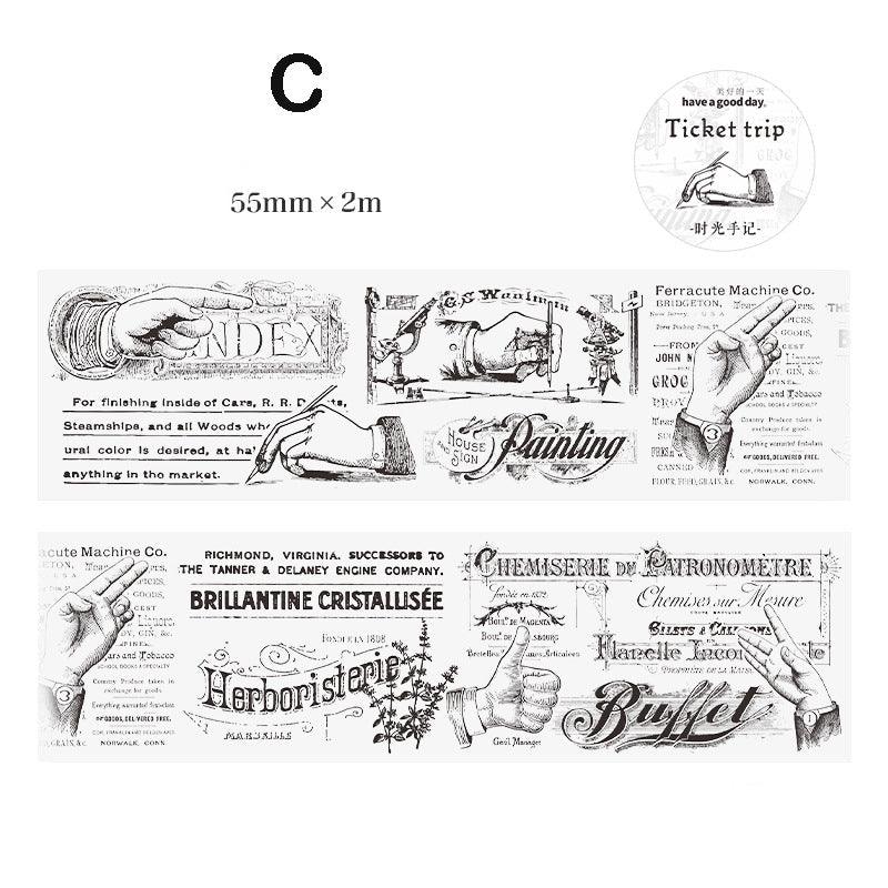 Ticket Trip Pet Tape - Journal Carnival